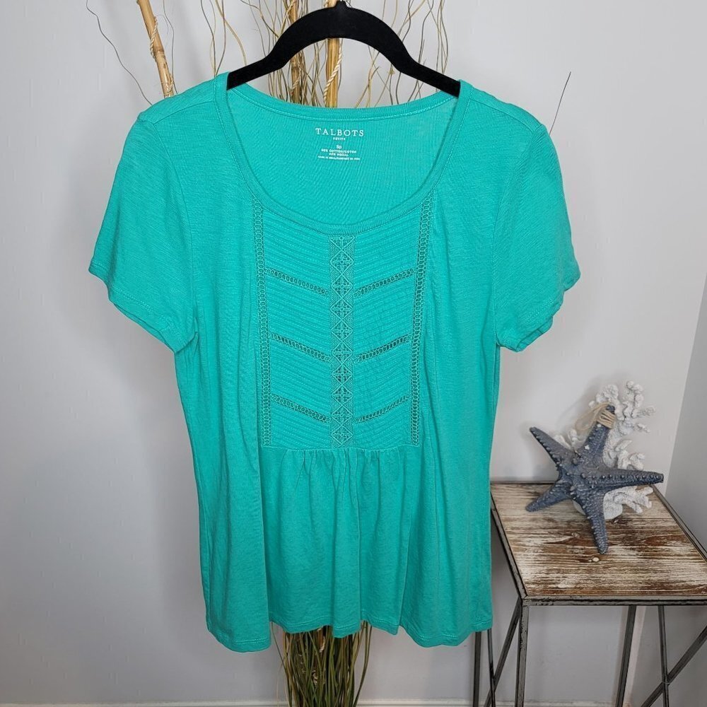 Talbots Blouse Womens Small Petite